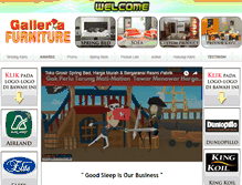 Tablet Screenshot of galleria-furniture.com